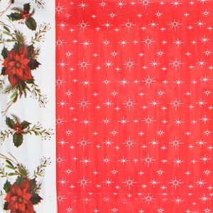 CUBREMESA PVC BELEN ROJO 57