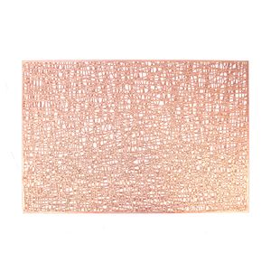 JGO INDIVIDUALES 6 PZS RECTANGULAR LINEAS ROSE GOLD (HME9-021RG)