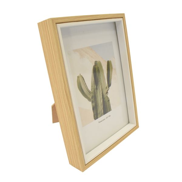 Porta Retrato Mdf Memory 16.3X11.3X2.3Cm Beige (Fh-Sl004)