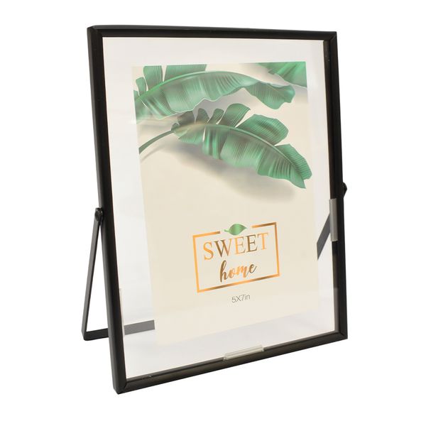 Porta Retrato Metal Marco 23X18.5Cm Negro (Fh-Sl015)