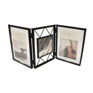 Porta Retrato Metal Collage 20.5X46Cm Negro (Fh-Sl019)