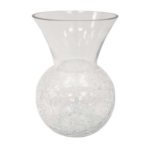 Florero Vidrio Clasico 15X15X22Cm Transparente (Xd1512-1C)