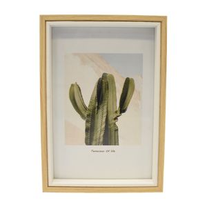 PORTA RETRATO MDF MEMORY 16.3X11.3X2.3CM BEIGE (FH-SL004)