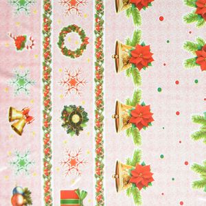 CUBREMESA PVC CHRISTMAS ROJO 57