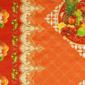 CUBREMESA PLAIN PVC REINADO NARANJA