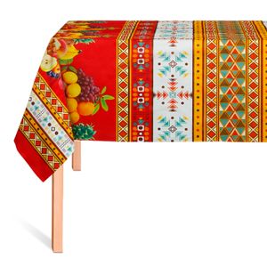 CUBREMESA PLAIN PVC INCAICO ROJO