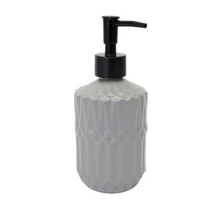 DISPENSADOR DE JABON 8X8X18.5 CM GRIS (HME188-003C)