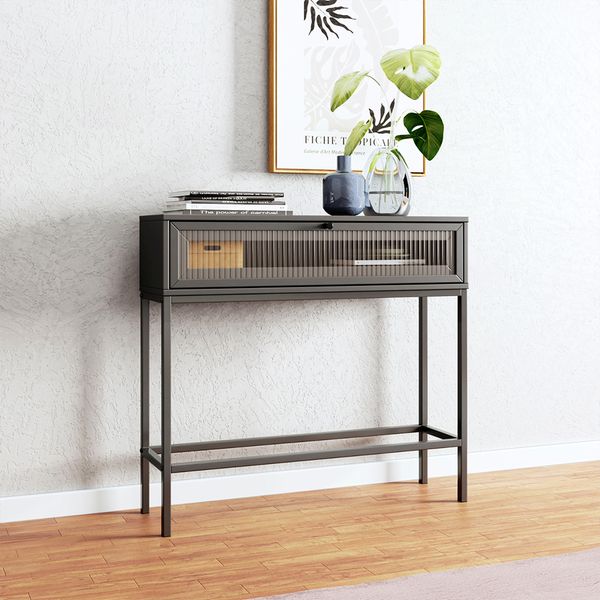 CONSOLA ROWAN 0.816X0.25X0.9 MTS NEGRO