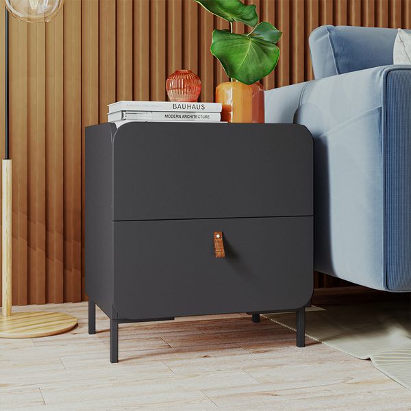 MESA AUXILIAR RUMI 0.555X0.37X0.5 MTS NEGRO