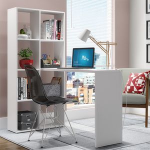 ESCRITORIO LAYNE 1.49X0.69X1.35 MTS BLANCO