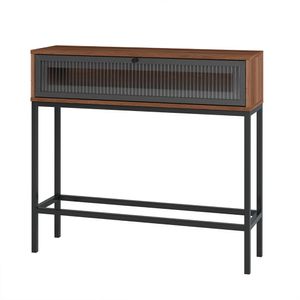 CONSOLA ROWAN 0.816X0.25X0.9 MTS MARRON/NEGRO