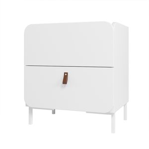MESA AUXILIAR RUMI 0.555X0.37X0.5 MTS BLANCO