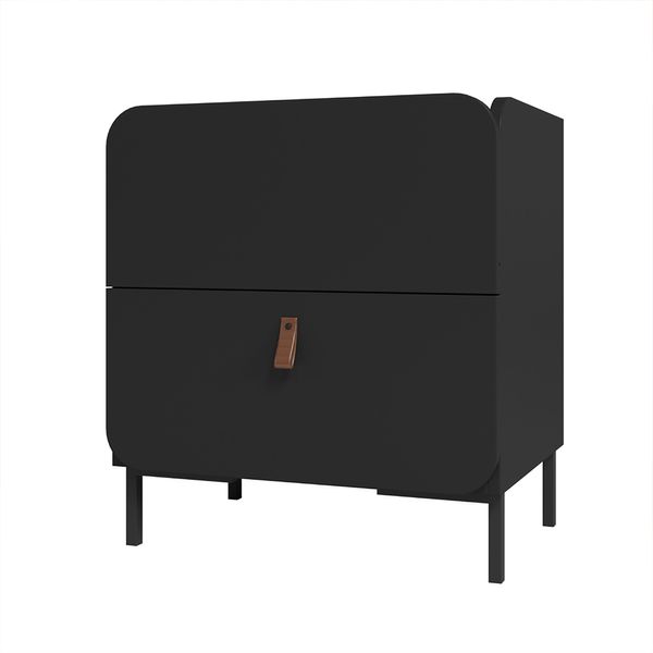 MESA AUXILIAR RUMI 0.555X0.37X0.5 MTS NEGRO