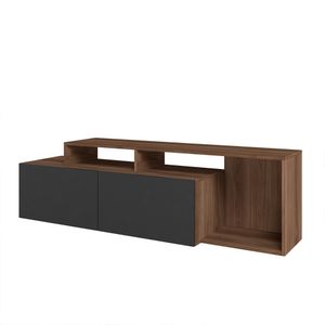 STAND TV YERAY 0.365X0.475X1.64 MTS MARRON/NEGRO