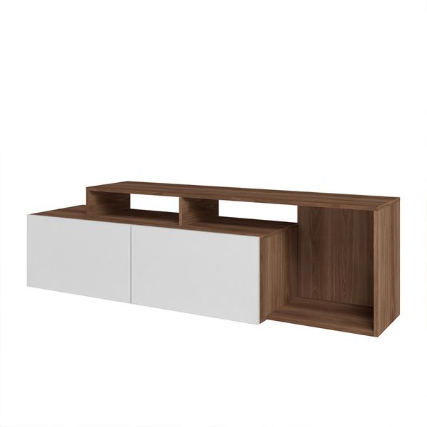 STAND TV YERAY 0.365X0.475X1.64 MTS MARRON/BLANCO