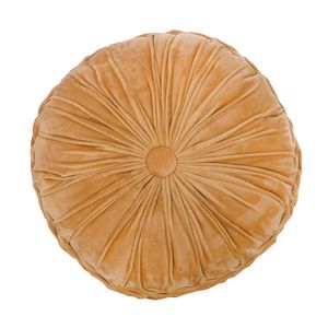 COJIN REDONDO PLISADO 35CM BEIGE