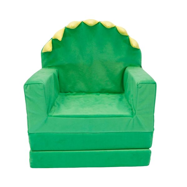 SOFA CAMA INFANTIL DINO VERDE