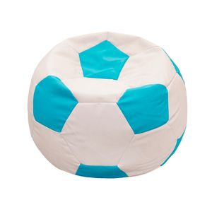 PUFF SOCCER GRANDE BLANCO/CELESTE