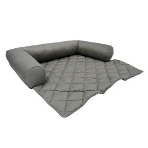 CAMA MASCOTA PROTECTOR SOFA II GRANDE GRIS OSCURO