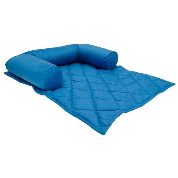 CAMA MASCOTA PROTECTOR SOFA II AZUL ACERO