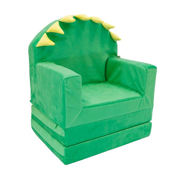 SOFA CAMA INFANTIL DINO VERDE
