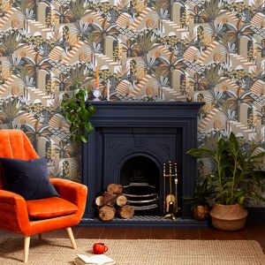 PAPEL TAPIZ ENVY VACAY 0.52X10 MTS OCHRE