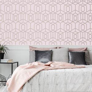 PAPEL TAPIZ FASHIONISTA DISCO VOGUE 0.52X10 MTS PINK