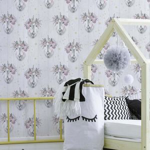 PAPEL TAPIZ KIDS HOME UNICORN 0.52X10 MTS