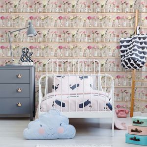 PAPEL TAPIZ KIDS HOME FLORISTA 0.52X10 MTS PINK