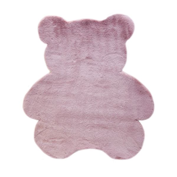 ALFOMBRA OSITO 0.80 X 0.90 ROSA