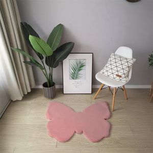 ALFOMBRA MARIPOSA 0.70 X 0.90 ROSA