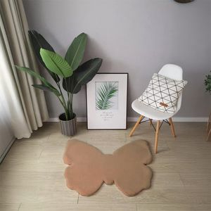 ALFOMBRA MARIPOSA 0.70 X 0.90 BEIGE