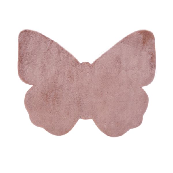 ALFOMBRA MARIPOSA 0.70 X 0.90 ROSA