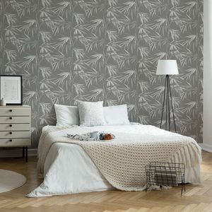PAPEL TAPIZ PARADISE ASIA 0.52X10 MTS DARK GREY