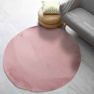ALFOMBRA KATRINA 1.60 X 1.60 ROSA
