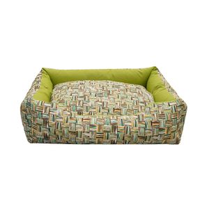 CAMA MASCOTA IMPERMEABLE AQUA MEDIANO CUADROS VERDE (PT)