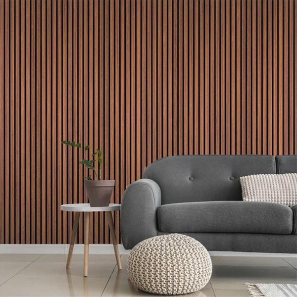 WALL PANEL TOSCANA 290X21X1.2 CM CASTAÑO/NEGRO