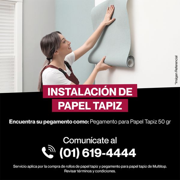 PAPEL TAPIZ SARAI 0.52X10 MTS CELESTE OSCURO