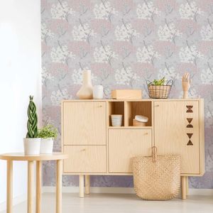 PAPEL TAPIZ FRESCA LYKKE TREE 0.52X10 MTS PINK