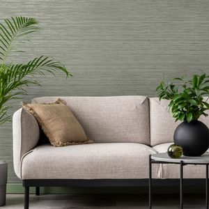 PAPEL TAPIZ TACTILE CHUNKY WEAVE 0.52X10 MTS SAGE