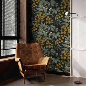 PAPEL TAPIZ S. EASY PERSEPHONE 0.52X10 MTS CHARCOAL/OCHRE