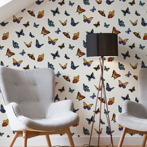 PAPEL TAPIZ FASHIONISTA FLUTTERBY 0.52X10 MTS MULTI