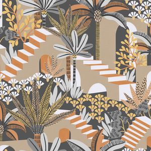 PAPEL TAPIZ ENVY VACAY 0.52X10 MTS OCHRE