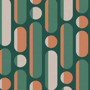 PAPEL TAPIZ ENVY MORSE 0.52X10 MTS BOTTLE GREEN RUST