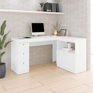 ESCRITORIO LARISA 80 X 150 X 113.5 CM BLANCO