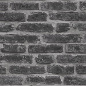 PAPEL TAPIZ OASIS INDUSTRY NOIR 0.52X10 MTS BLACK