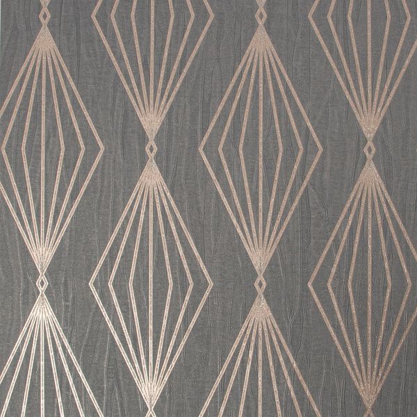 PAPEL TAPIZ JEWEL MARQUISE GEO 0.52X10 MTS SMOKEY QUARTZ