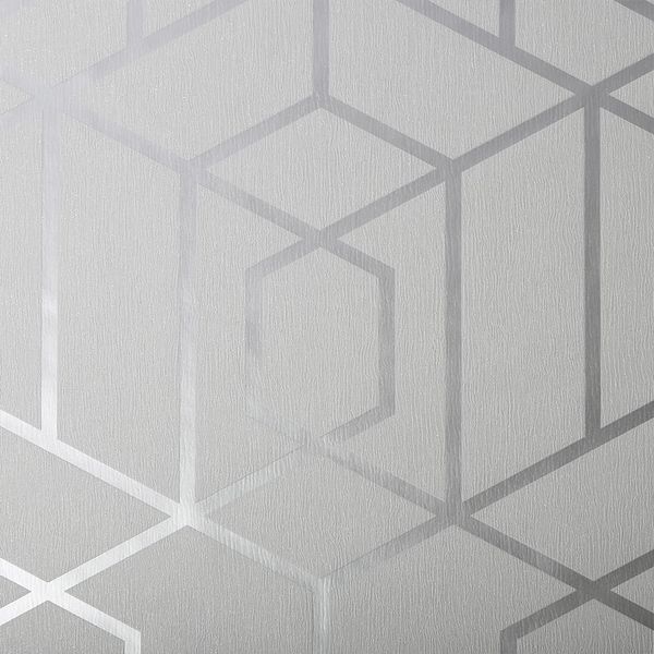 PAPEL TAPIZ FASHIONISTA DISCO VOGUE 0.52X10 MTS SILVER