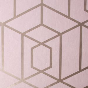 PAPEL TAPIZ FASHIONISTA DISCO VOGUE 0.52X10 MTS PINK