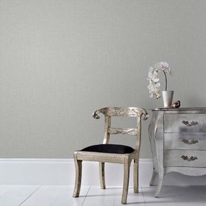 PAPEL TAPIZ OPULENCE CHENILLE 0.52X10 MTS SILVER